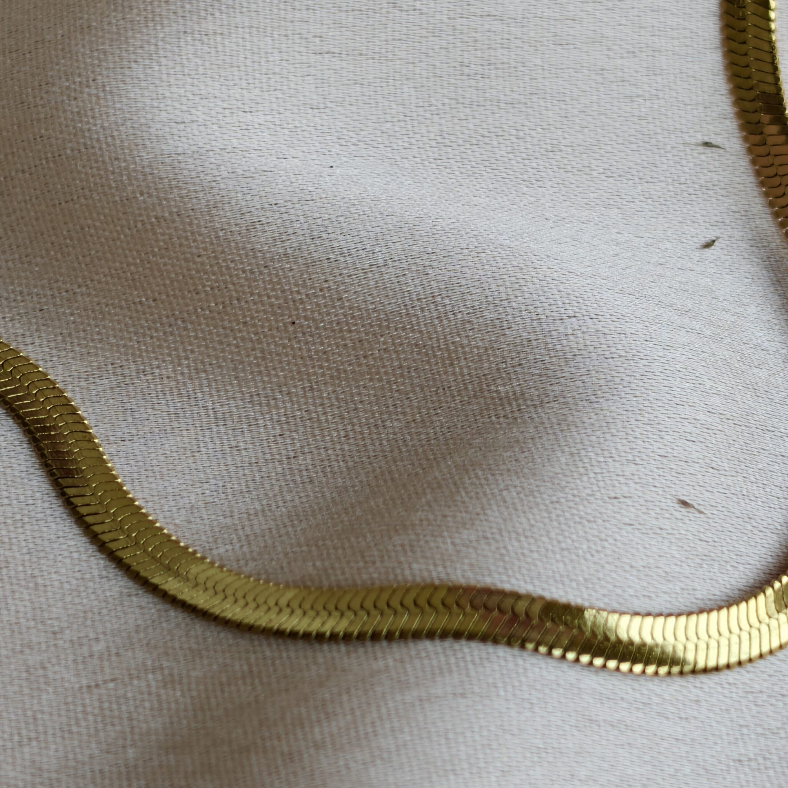 Tarnish Free Water Proof 18k Gold Plated Snake Chain